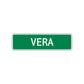 Vera Street Sign Children Name Room Plate