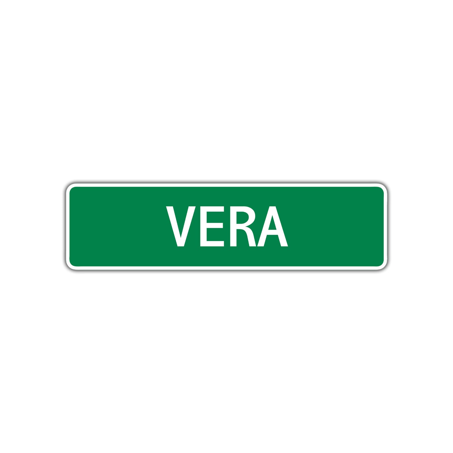 Vera Street Sign Children Name Room Plate