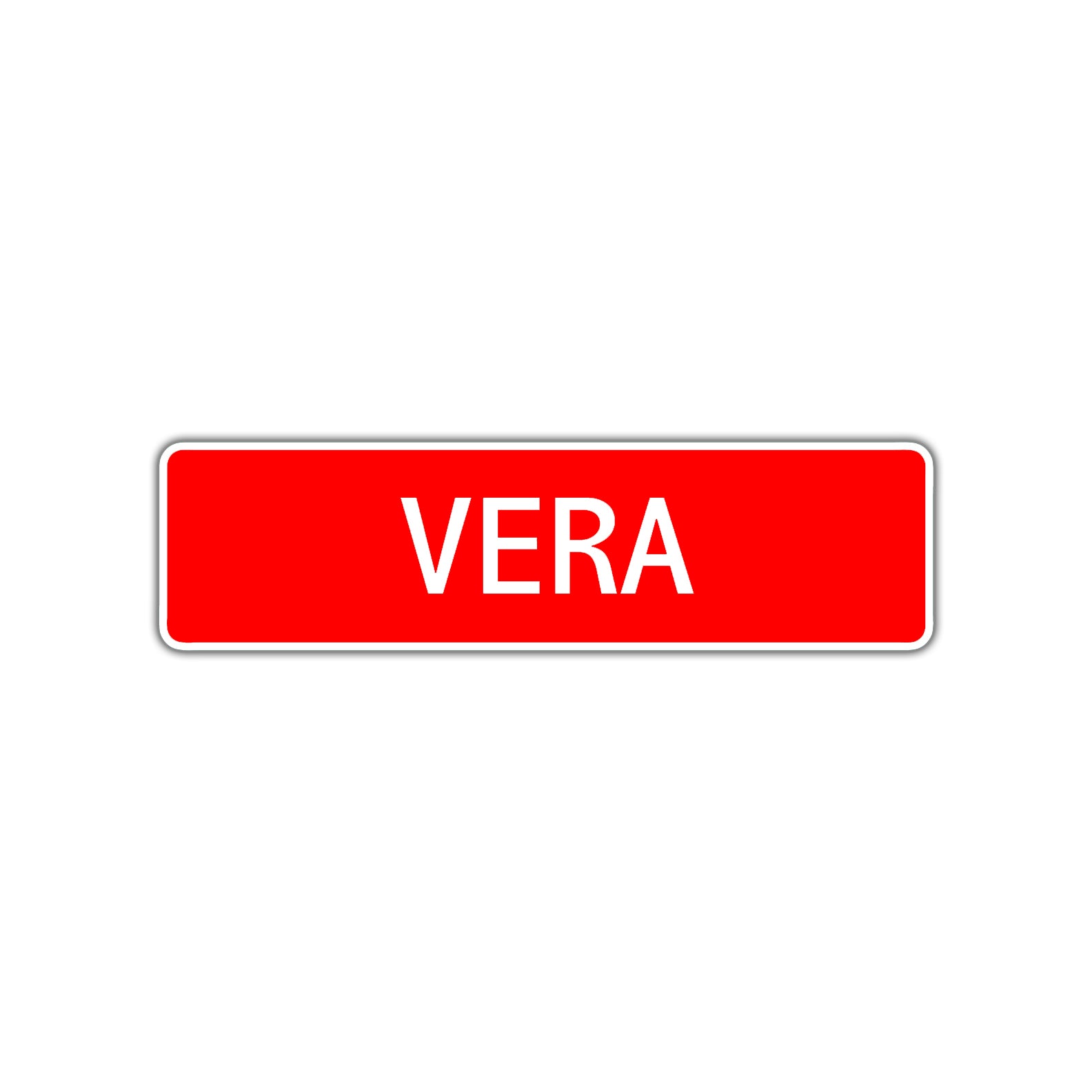 Vera Street Sign Children Name Room Plate