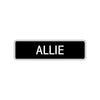 Allie Street Sign Children Name Room Plate