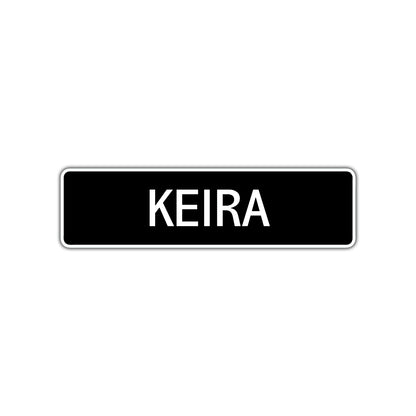 Keira Street Sign Children Name Room Plate