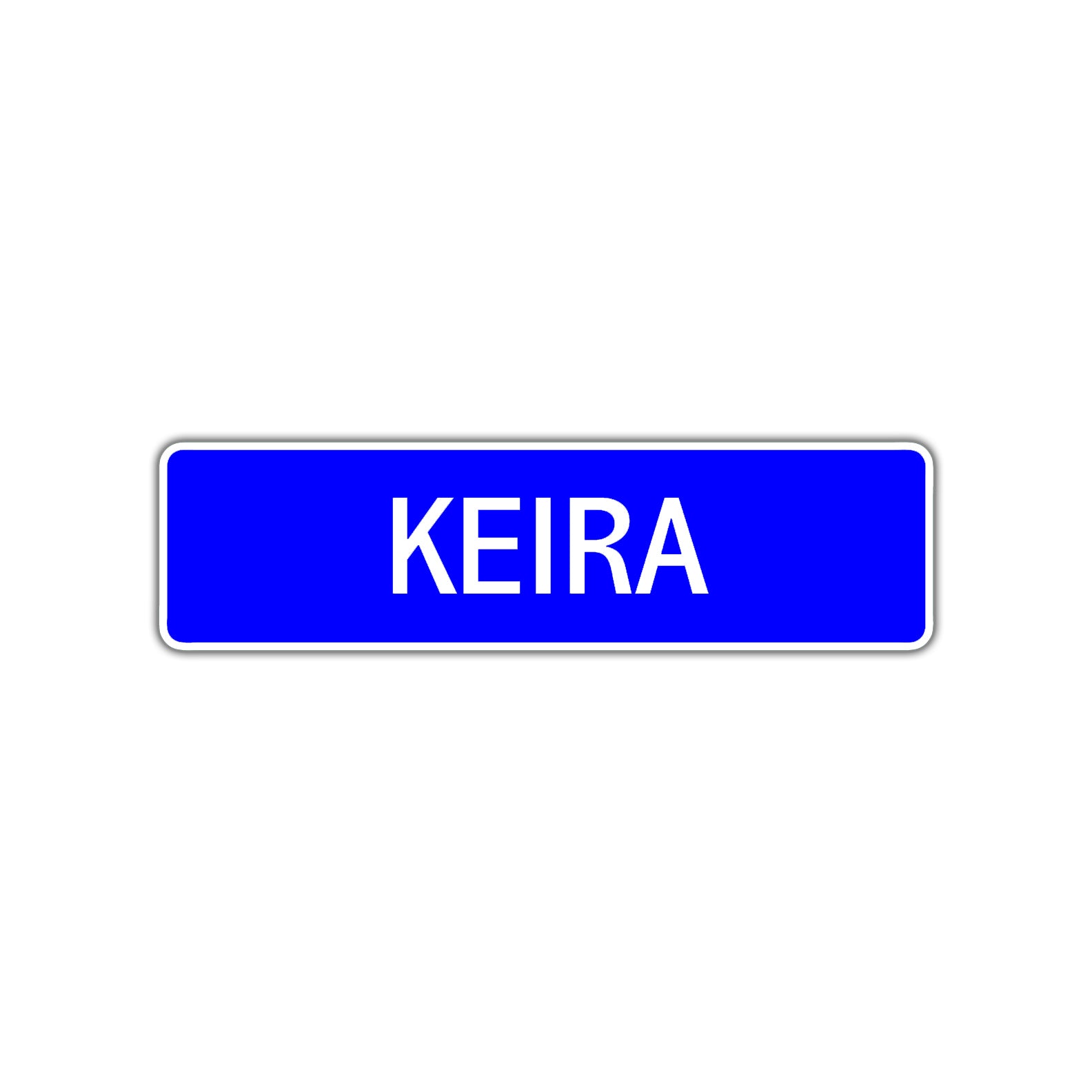 Keira Street Sign Children Name Room Plate