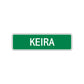 Keira Street Sign Children Name Room Plate