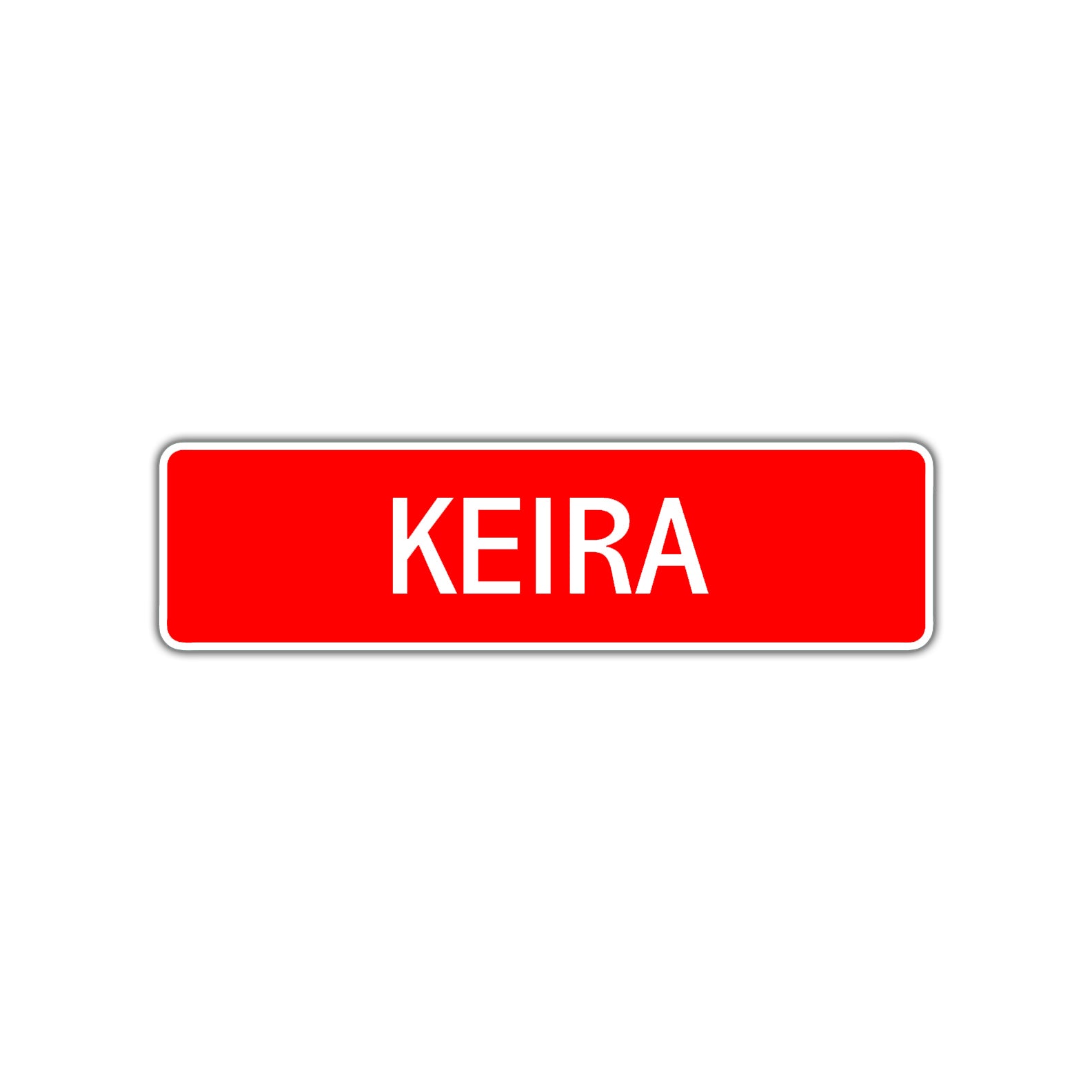 Keira Street Sign Children Name Room Plate