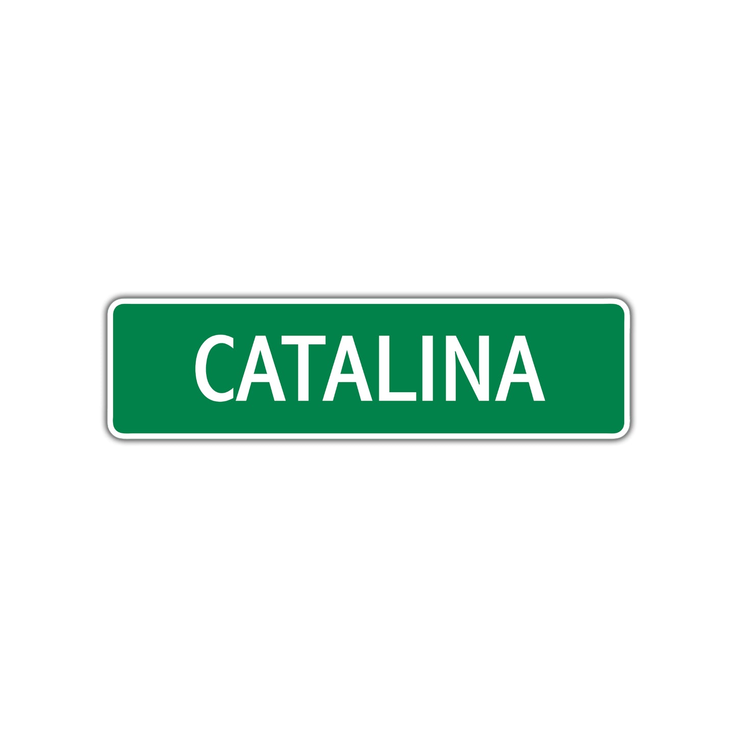 Catalina Street Sign Children Name Room Plate