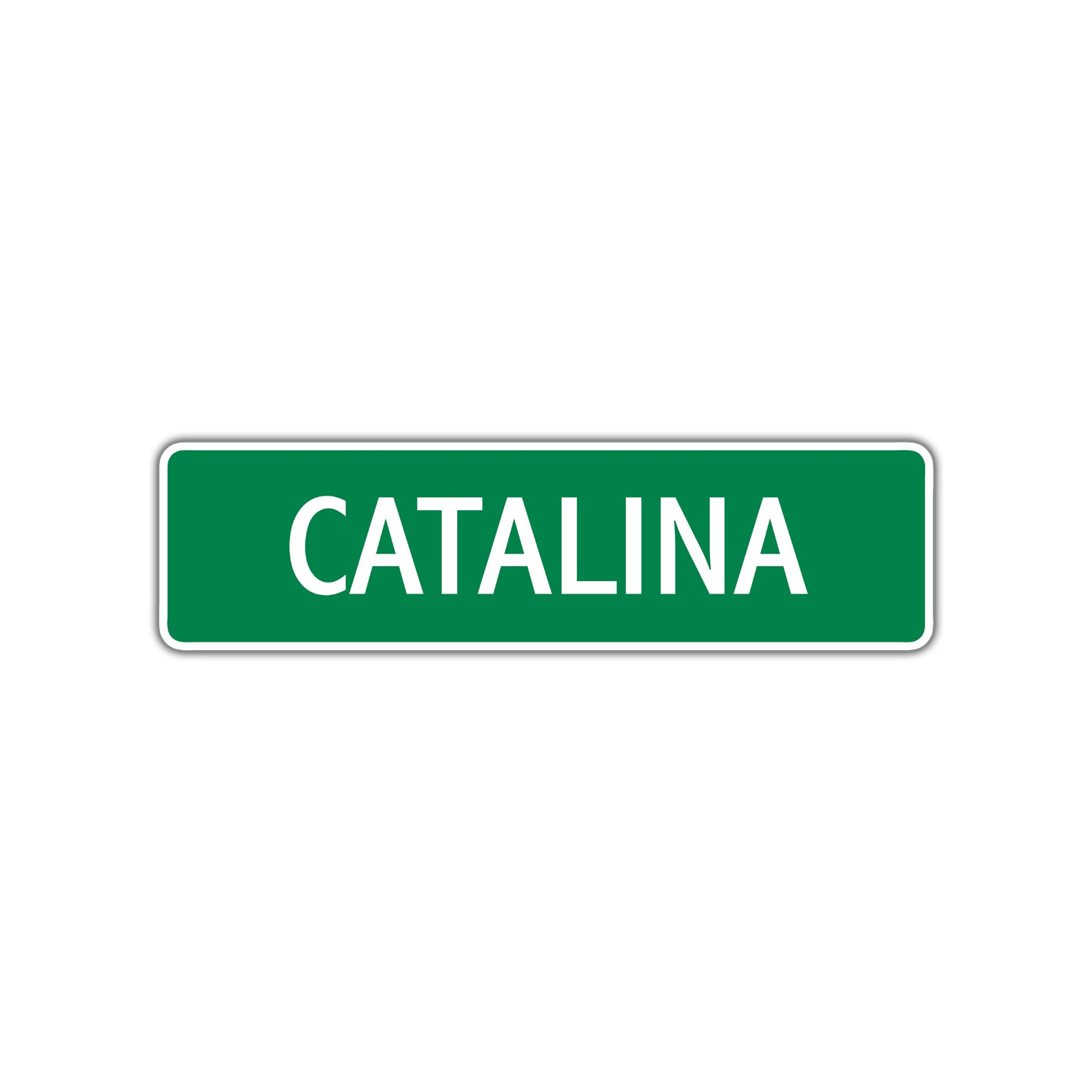 Catalina Street Sign Children Name Room Plate