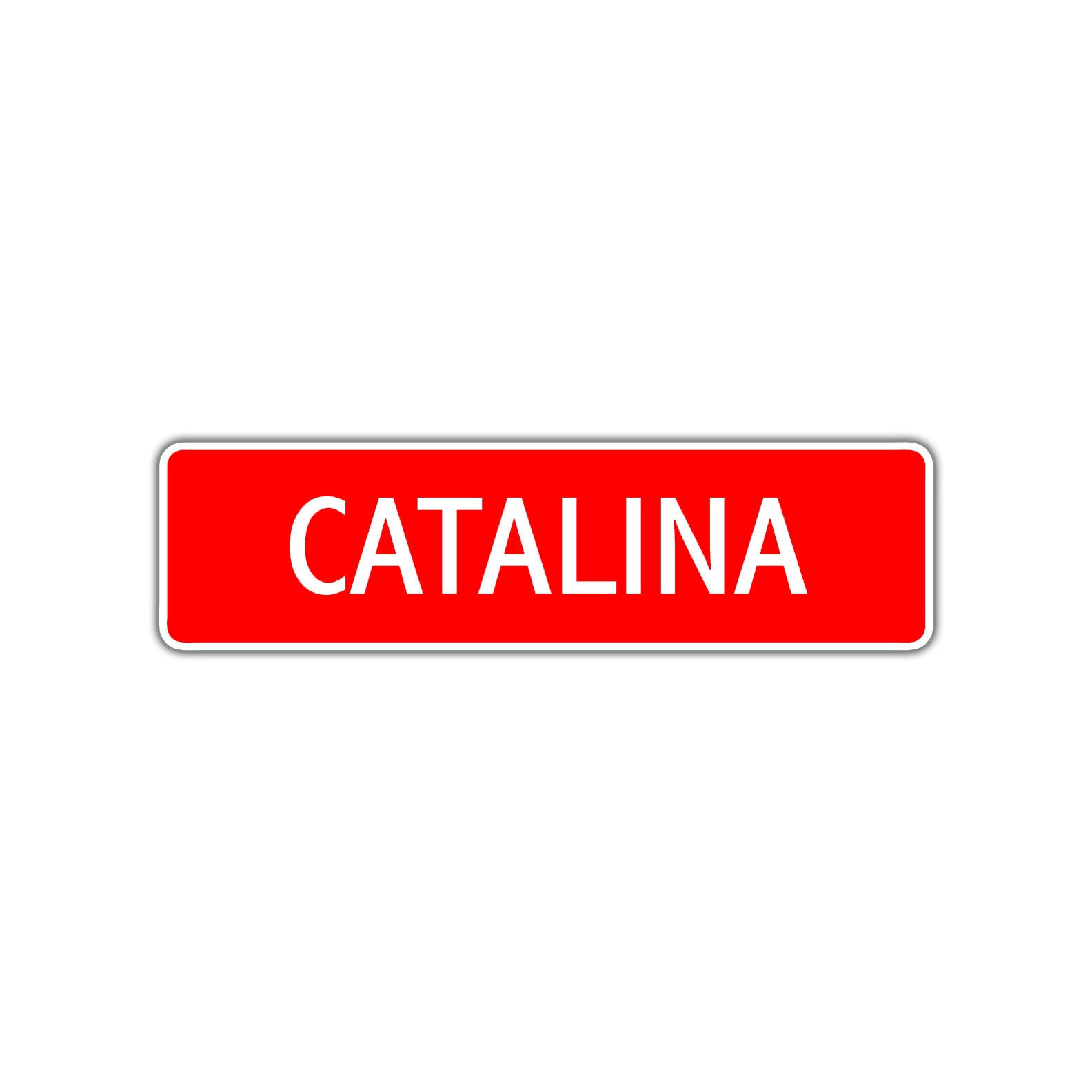 Catalina Street Sign Children Name Room Plate