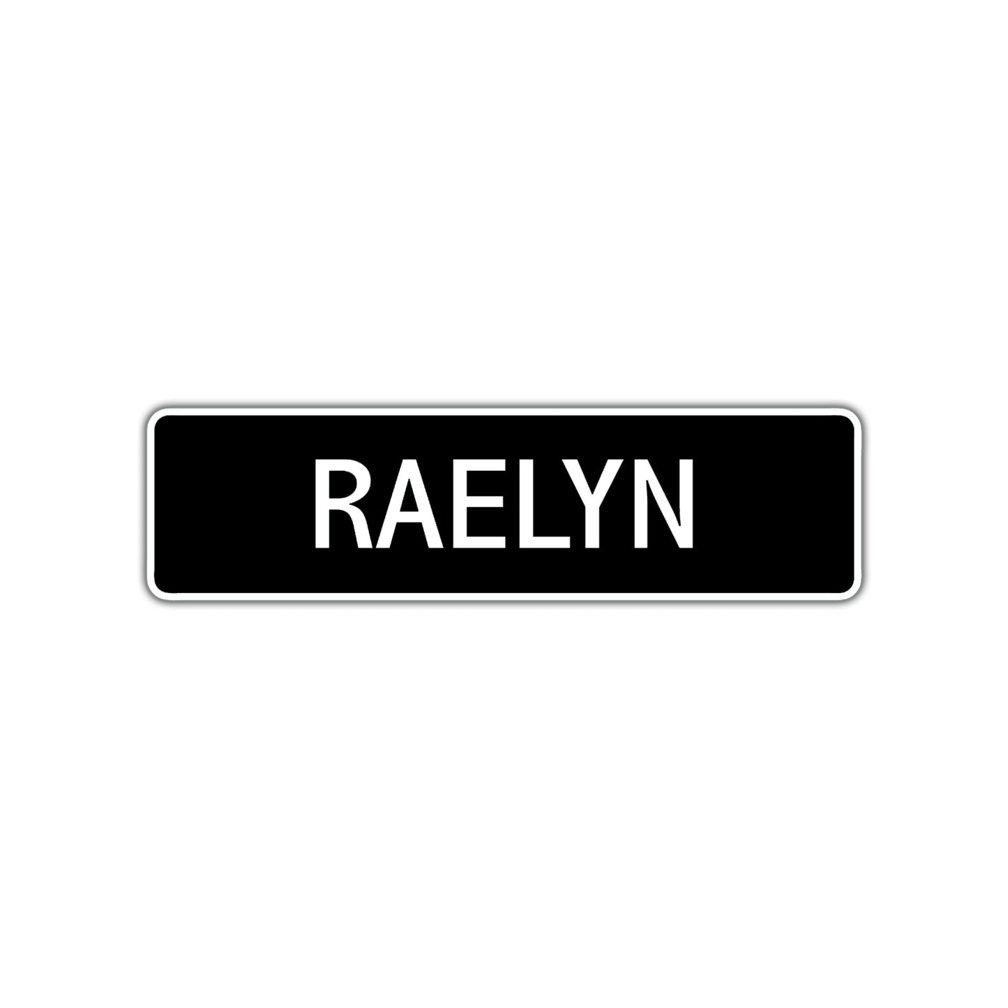 Raelyn Street Sign Children Name Room Plate