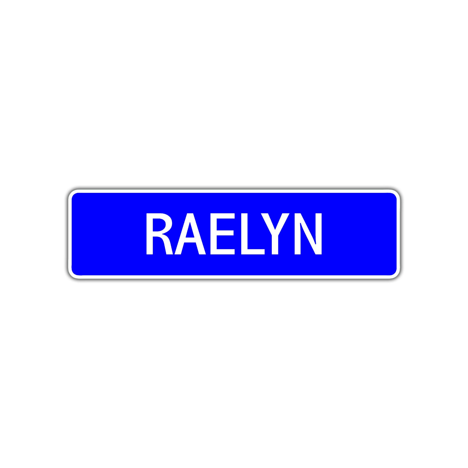Raelyn Street Sign Children Name Room Plate