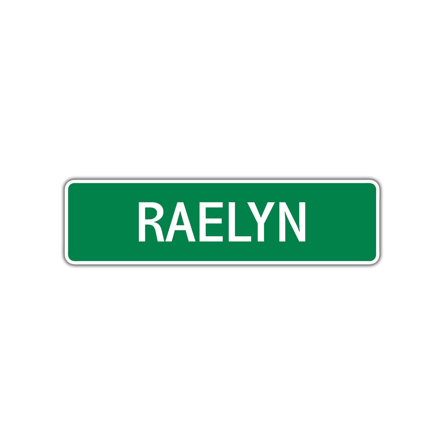 Raelyn Street Sign Children Name Room Plate