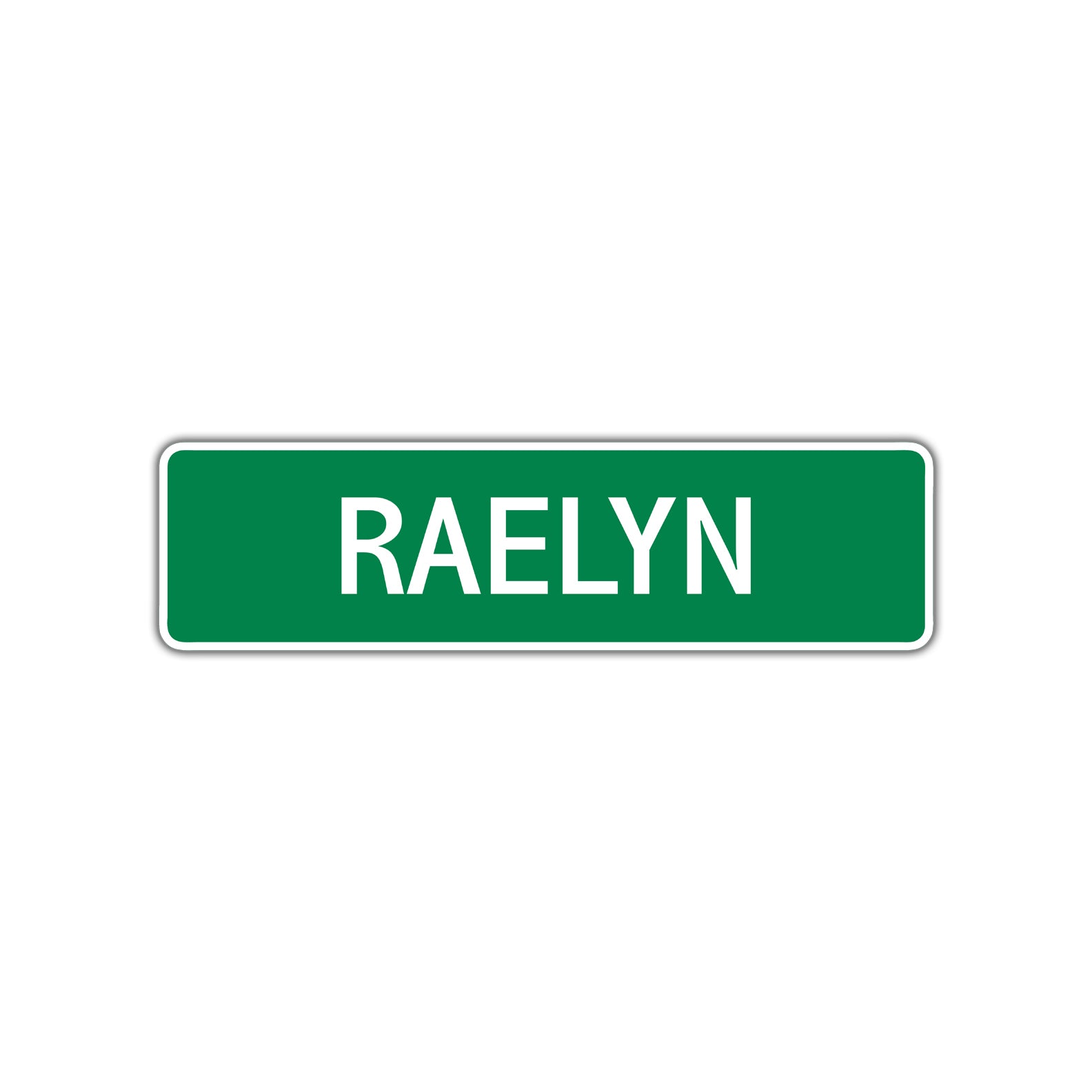 Raelyn Street Sign Children Name Room Plate