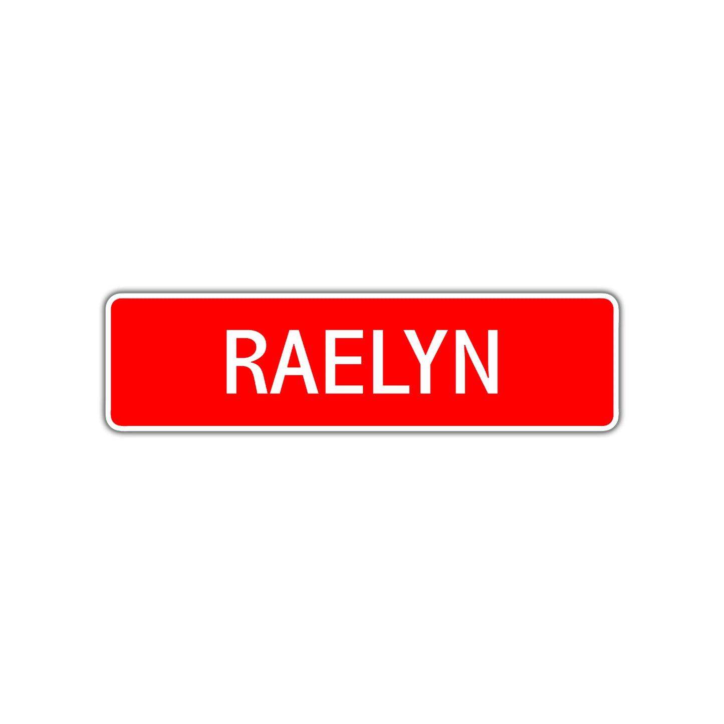 Raelyn Street Sign Children Name Room Plate
