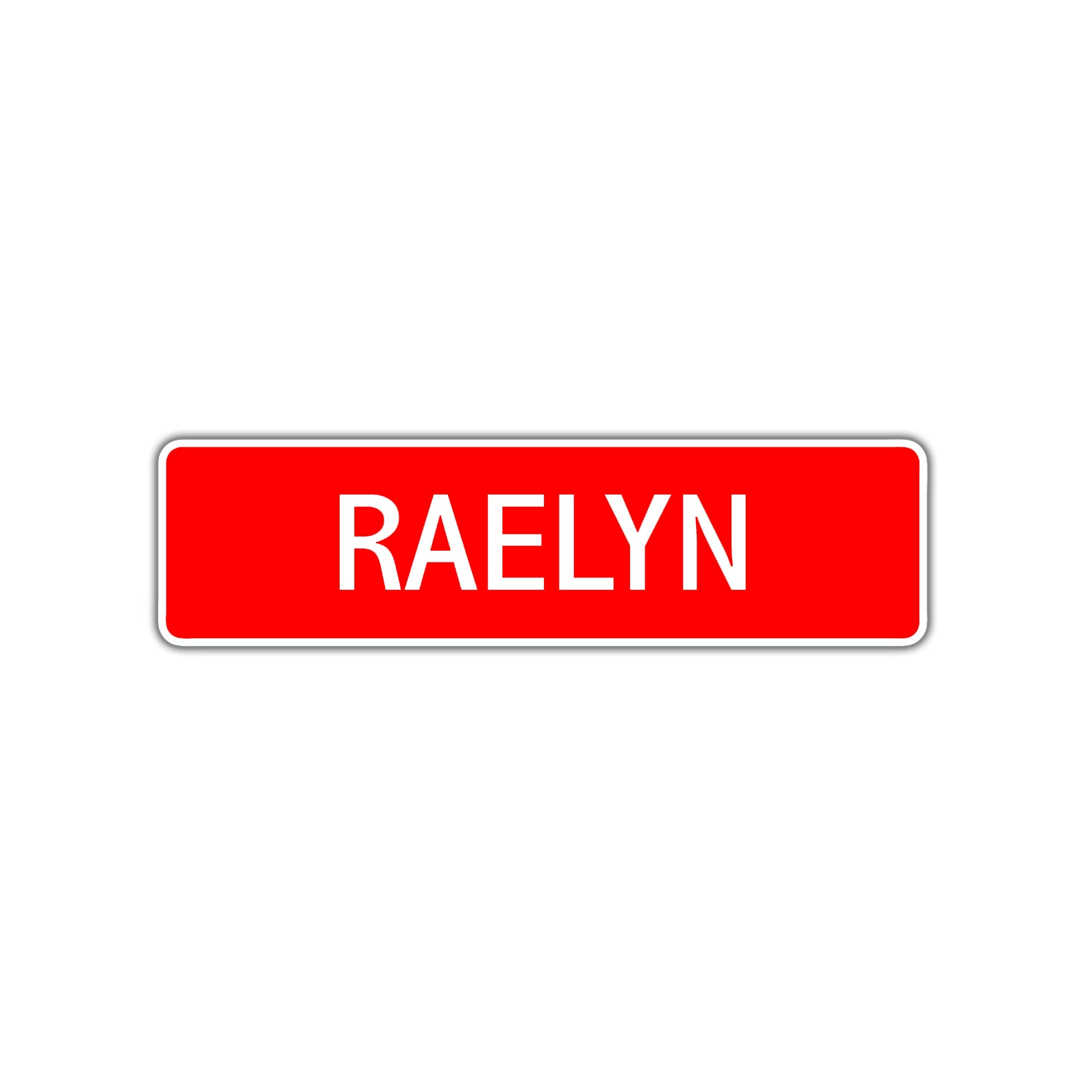 Raelyn Street Sign Children Name Room Plate