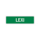 Lexi Street Sign Children Name Room Plate