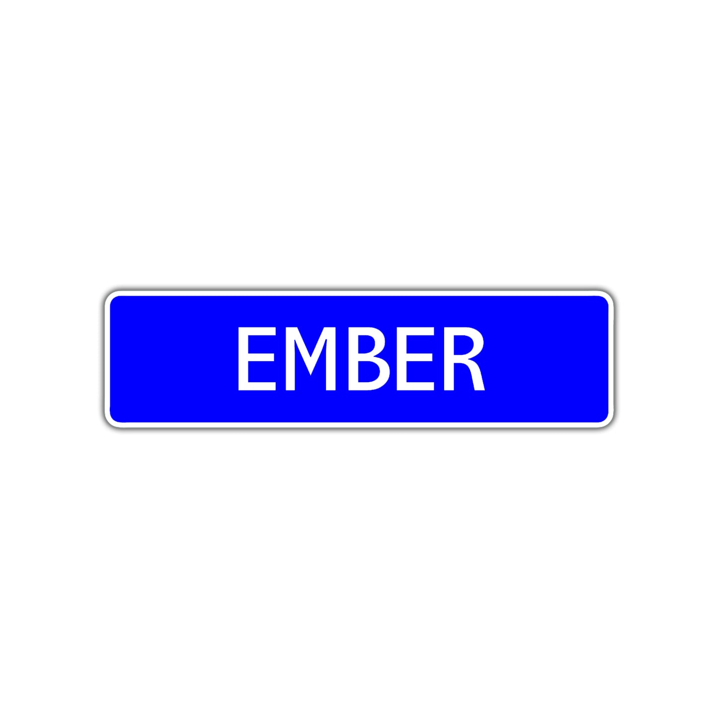 Ember Street Sign Children Name Room Plate