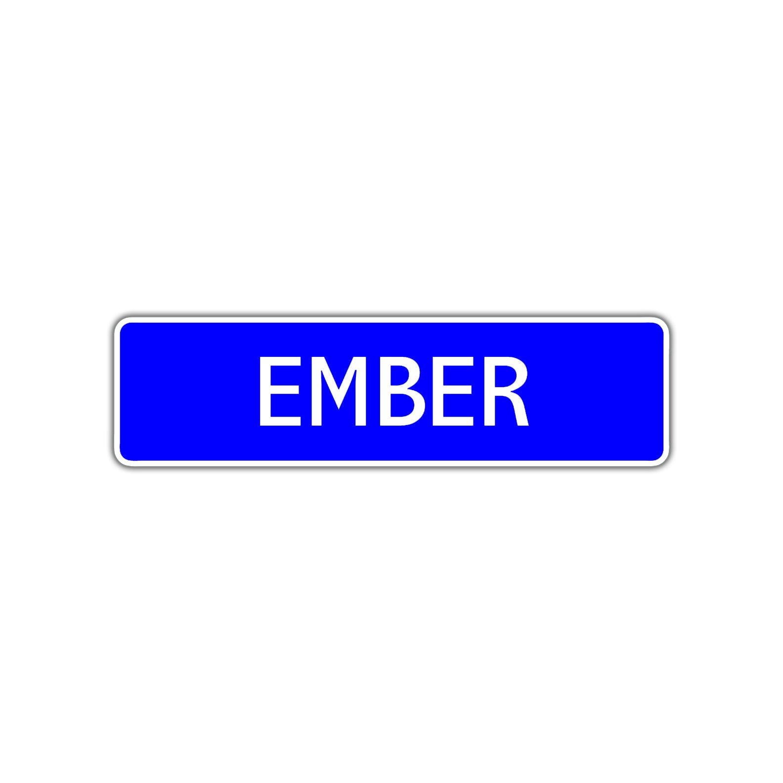 Ember Street Sign Children Name Room Plate