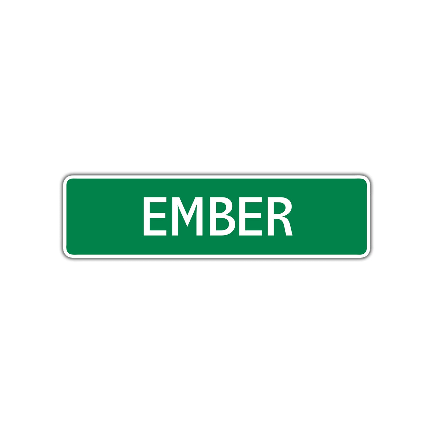 Ember Street Sign Children Name Room Plate