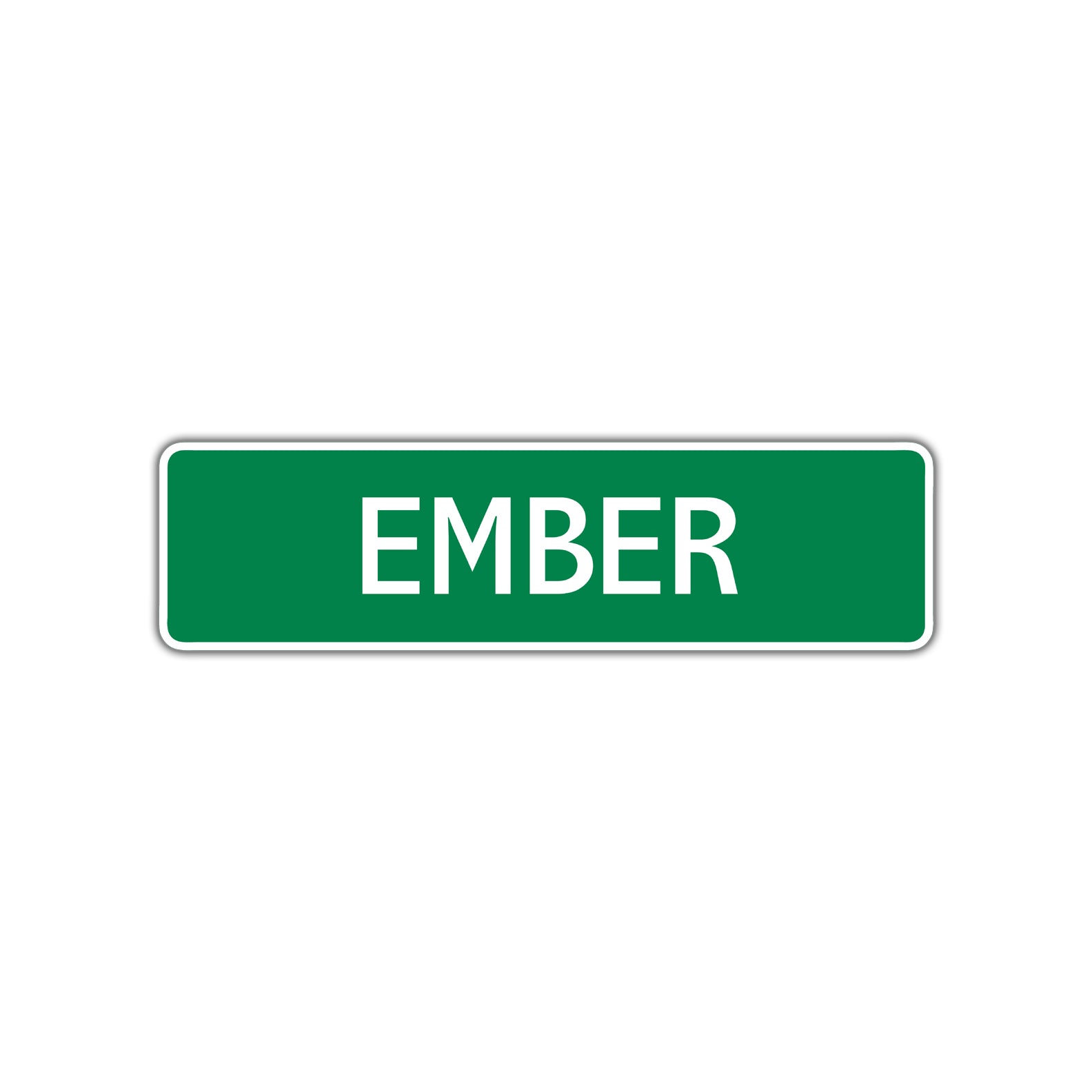 Ember Street Sign Children Name Room Plate