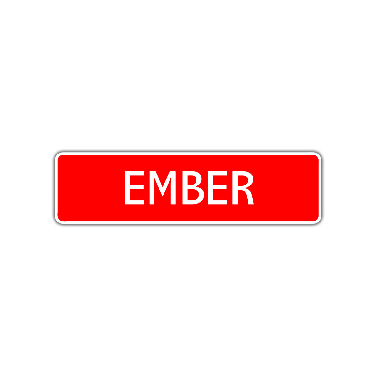 Ember Sign Ember Street Sign Children Name Room Plate – Sign Fever