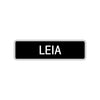Leia Street Sign Children Name Room Plate