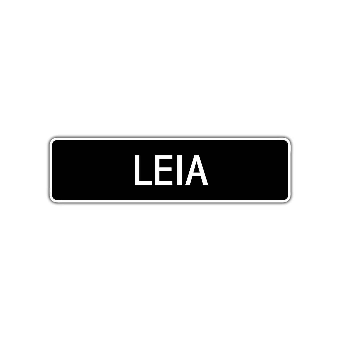 Leia Street Sign Children Name Room Plate