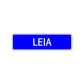 Leia Street Sign Children Name Room Plate