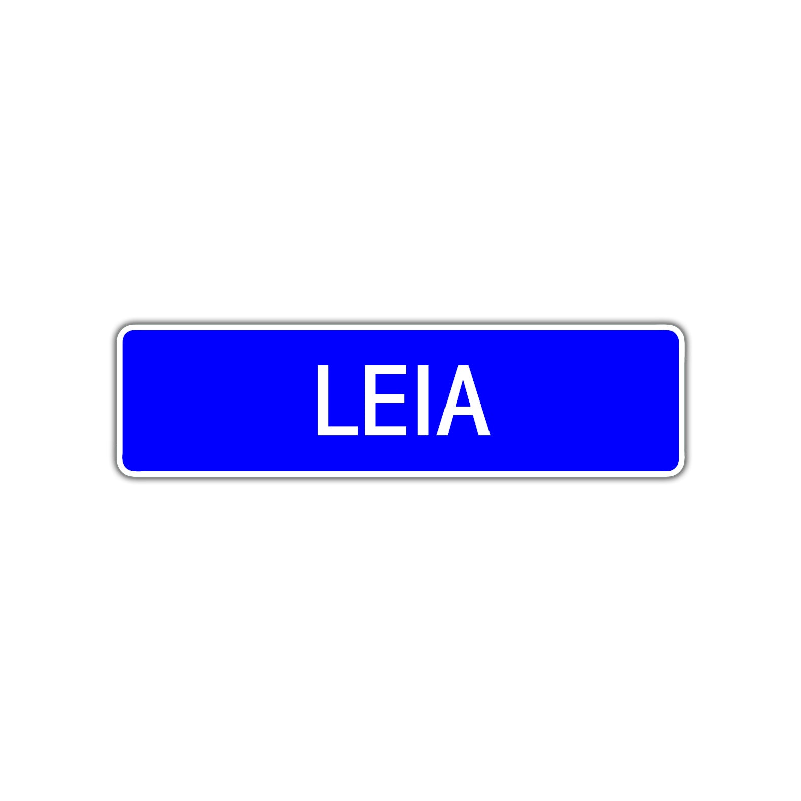 Leia Street Sign Children Name Room Plate