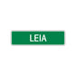 Leia Street Sign Children Name Room Plate