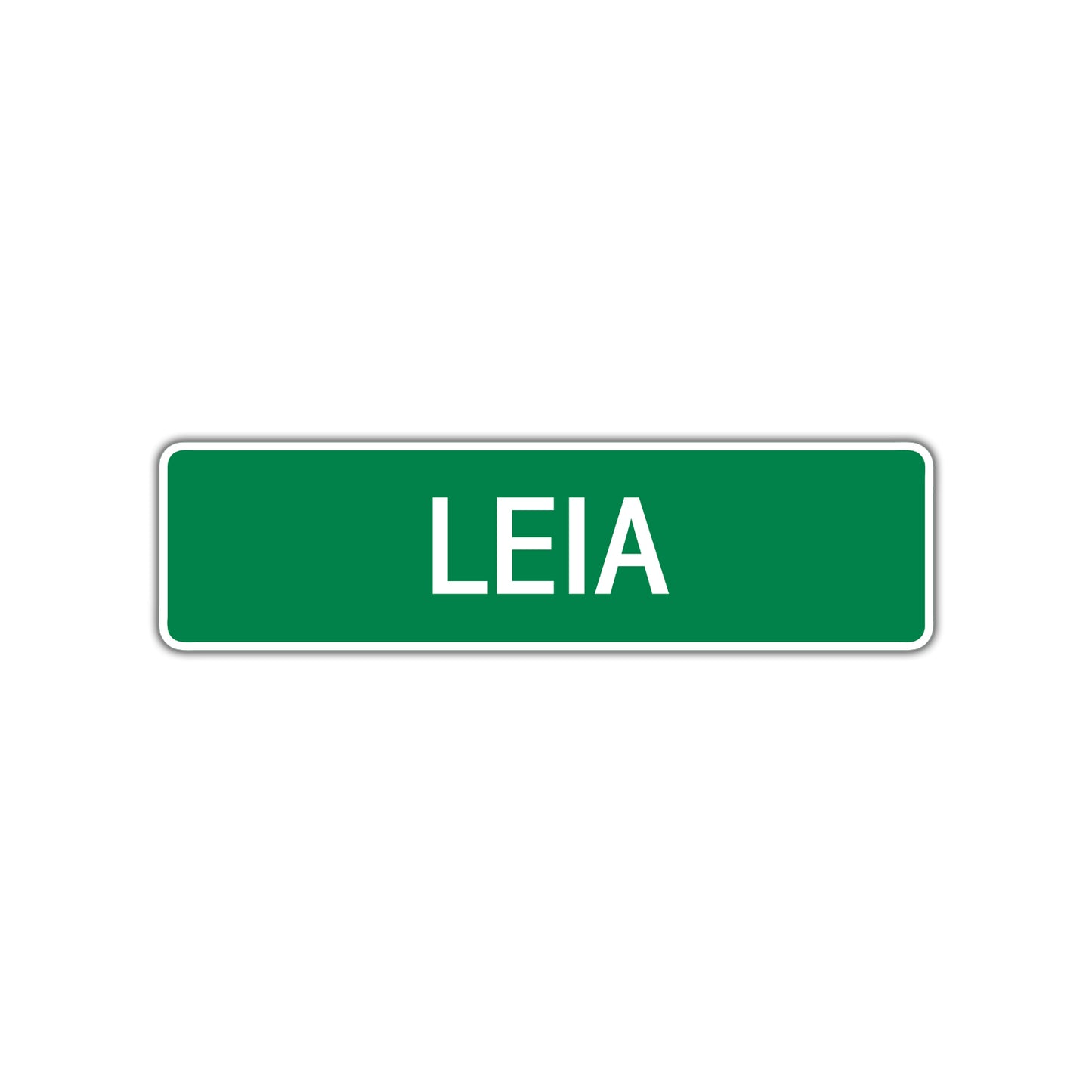 Leia Street Sign Children Name Room Plate