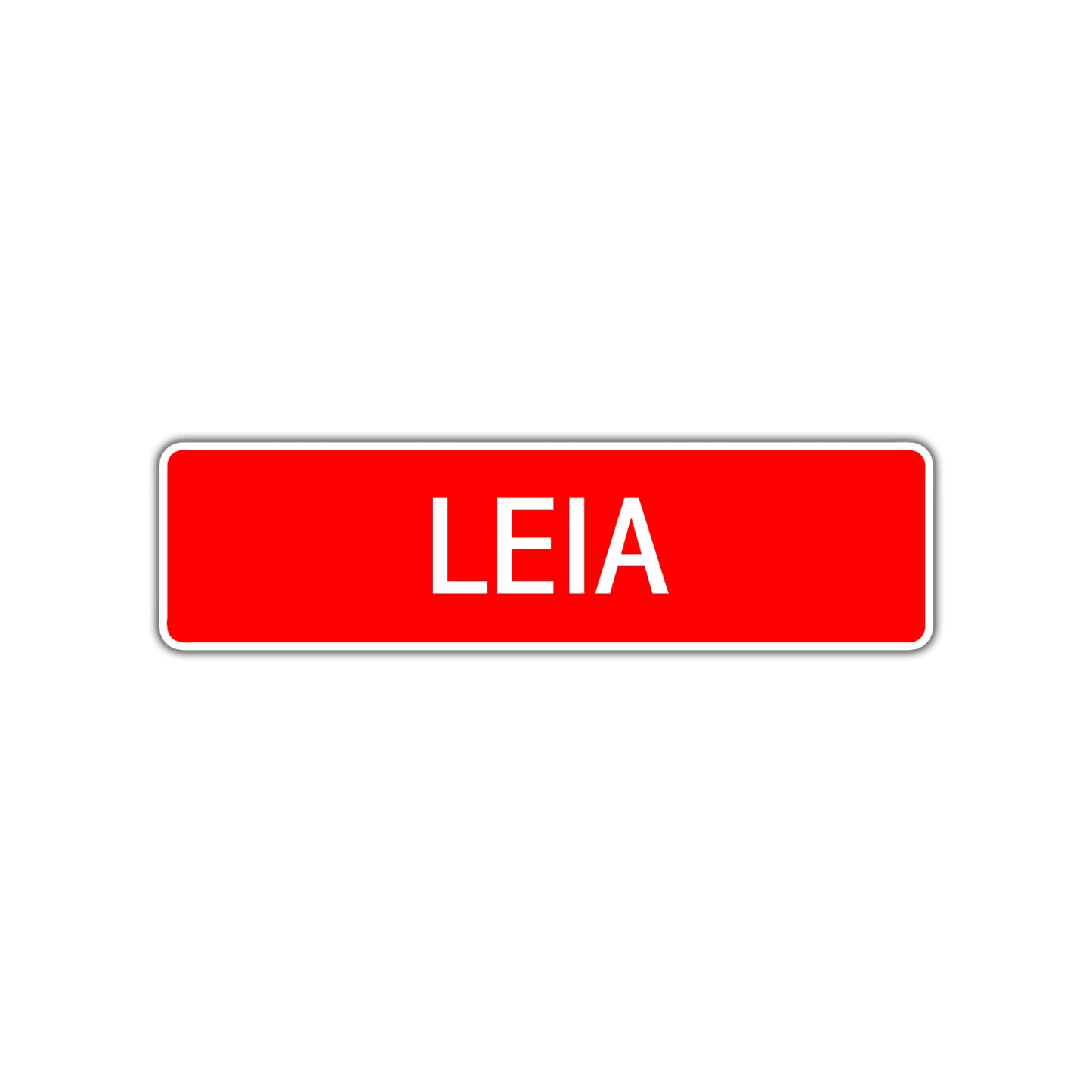 Leia Street Sign Children Name Room Plate
