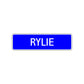 Rylie Street Sign Children Name Room Plate