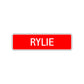 Rylie Street Sign Children Name Room Plate