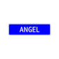 Angel Street Sign Children Name Room Plate