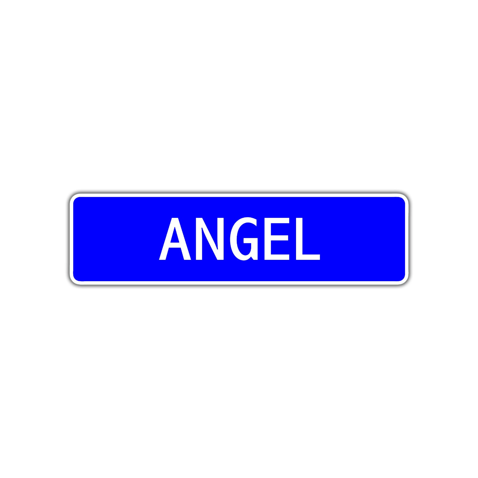 Angel Street Sign Children Name Room Plate