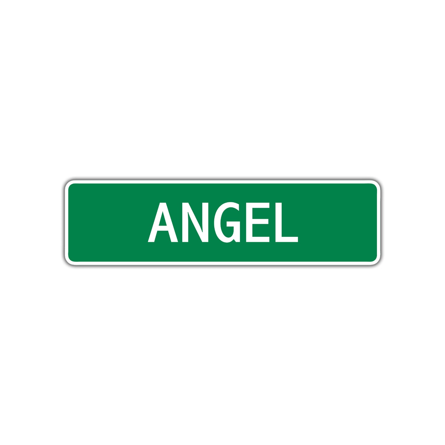 Angel Street Sign Children Name Room Plate