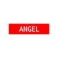 Angel Street Sign Children Name Room Plate