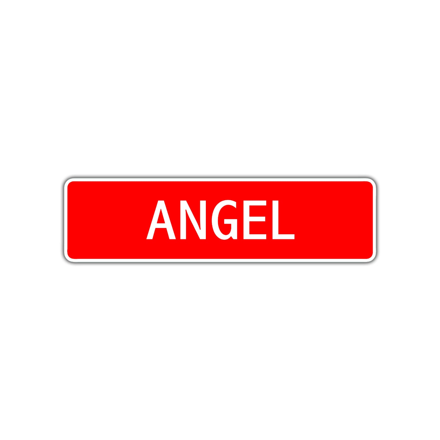 Angel Street Sign Children Name Room Plate