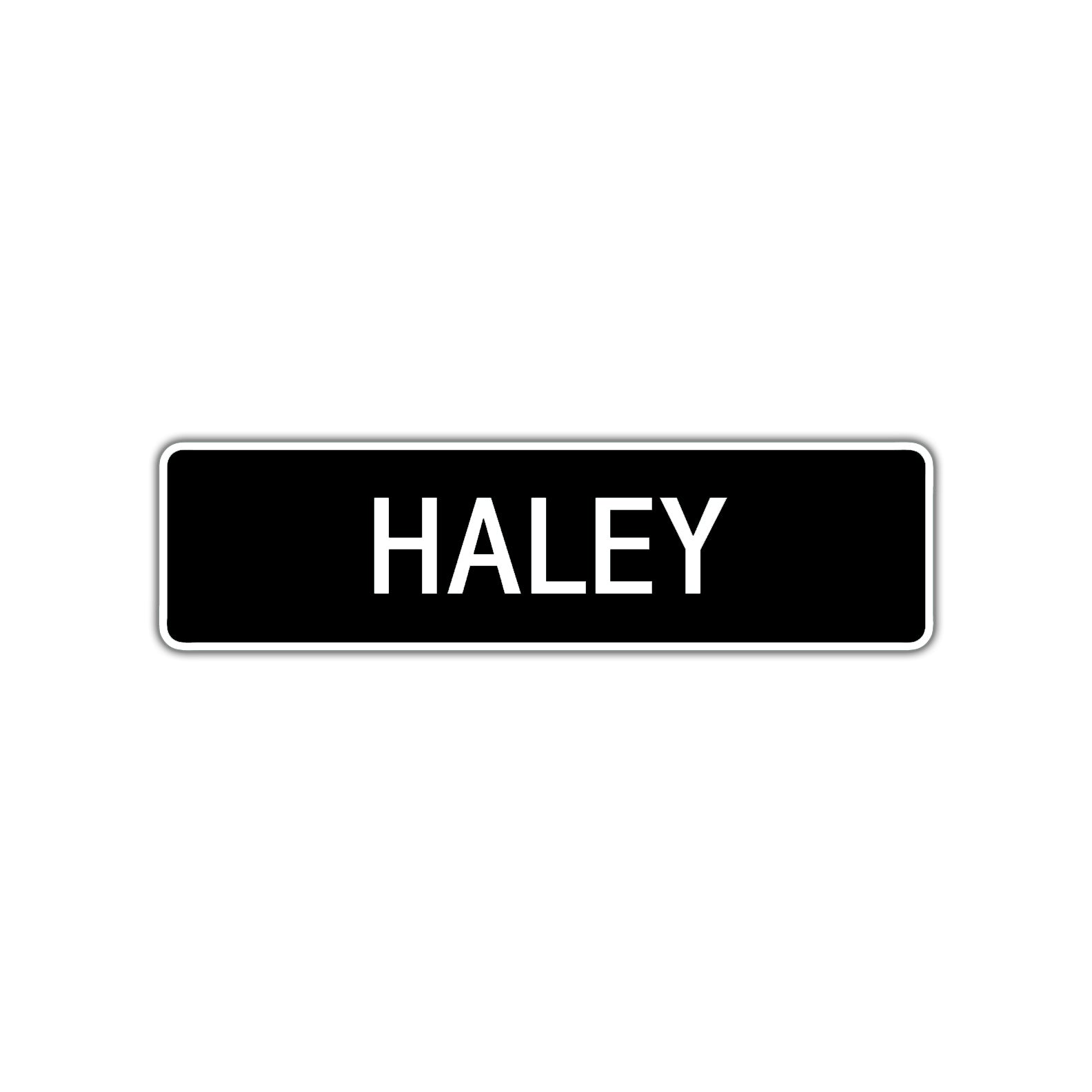 Haley Street Sign Children Name Room Plate