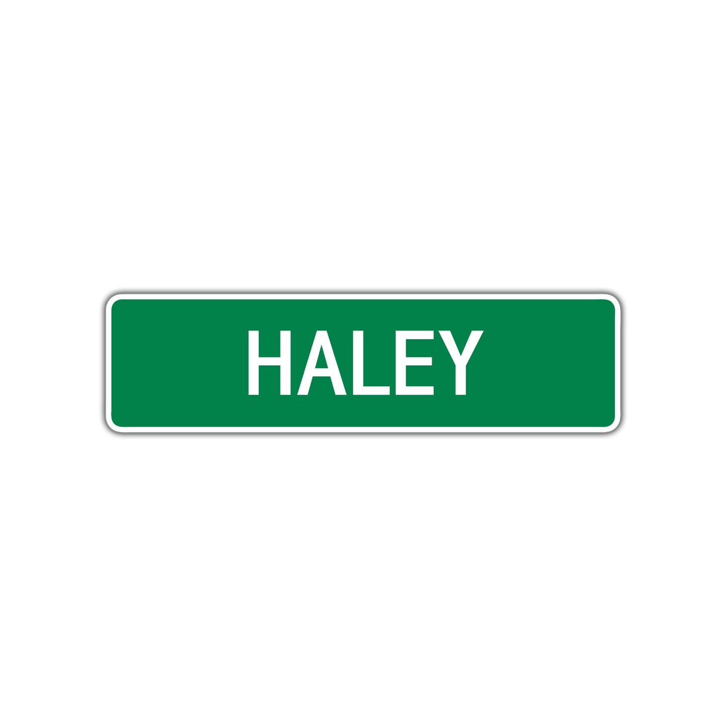 Haley Street Sign Children Name Room Plate