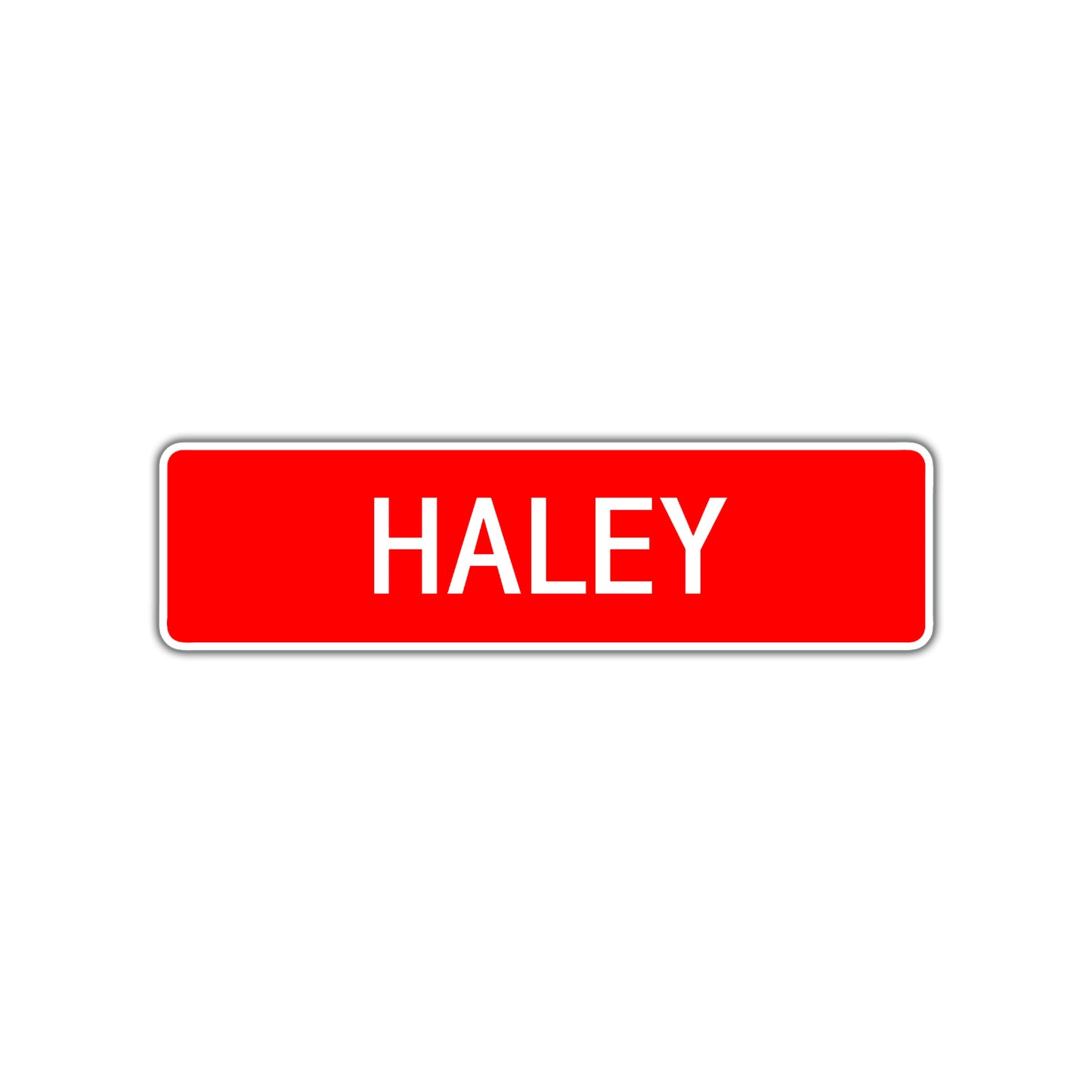 Haley Street Sign Children Name Room Plate