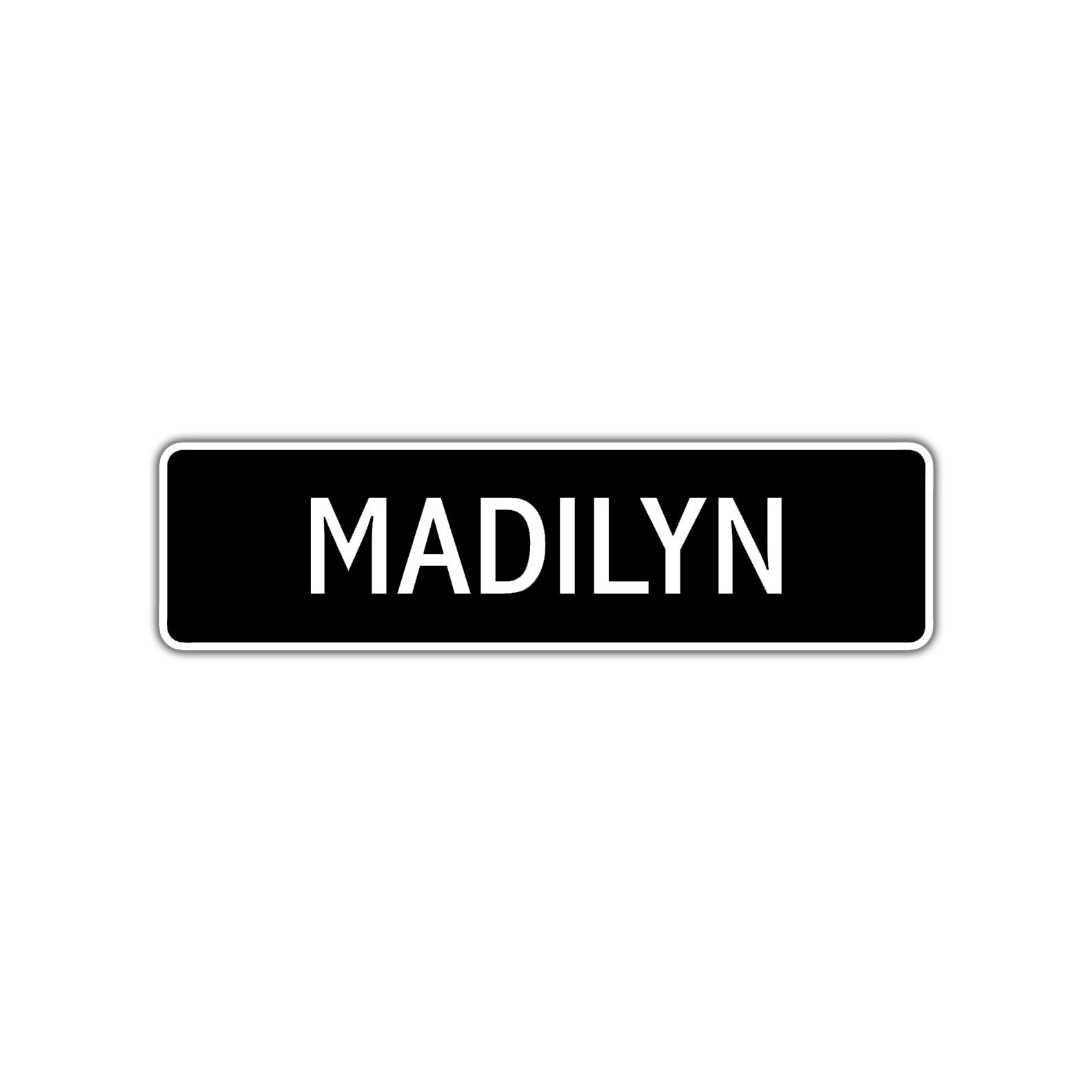 Madilyn Street Sign Children Name Room Plate
