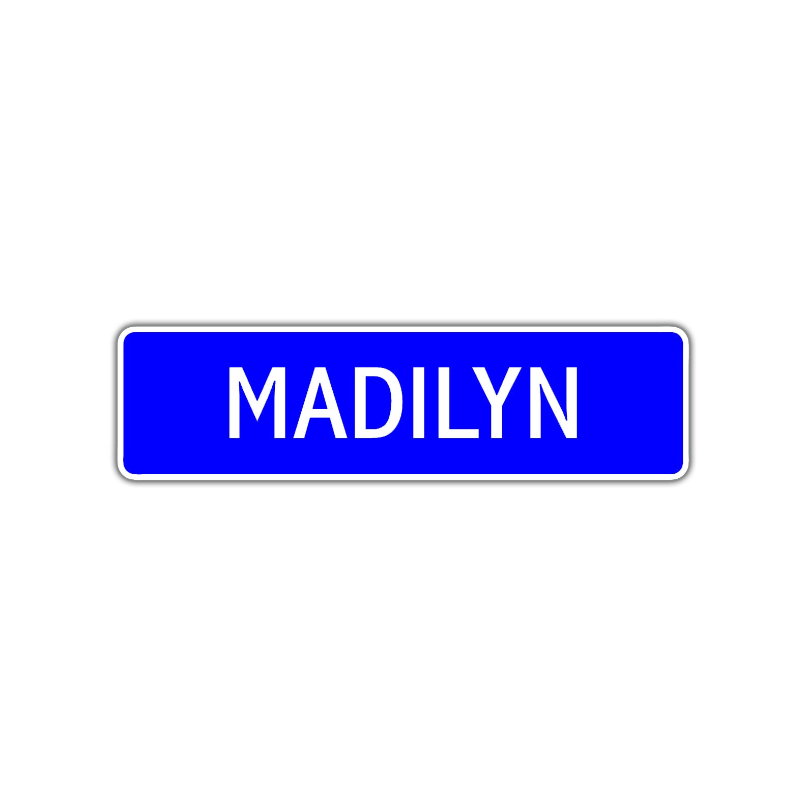 Madilyn Street Sign Children Name Room Plate