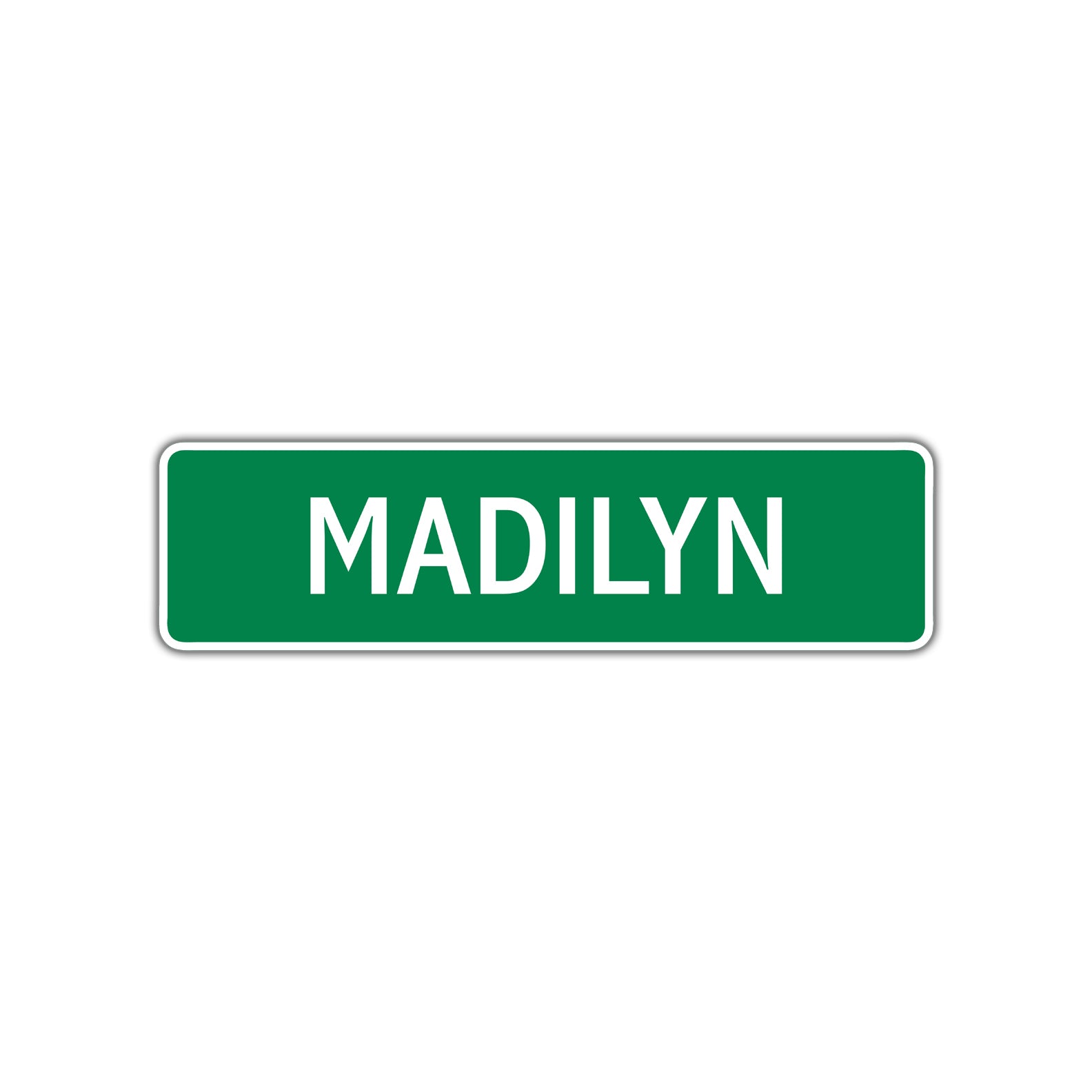 Madilyn Street Sign Children Name Room Plate
