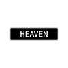 Heaven Street Sign Children Name Room Plate