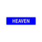 Heaven Street Sign Children Name Room Plate