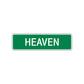 Heaven Street Sign Children Name Room Plate