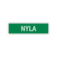 Nyla Street Sign Children Name Room Plate