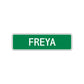 Freya Street Sign Children Name Room Plate