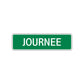 Journee Street Sign Children Name Room Plate