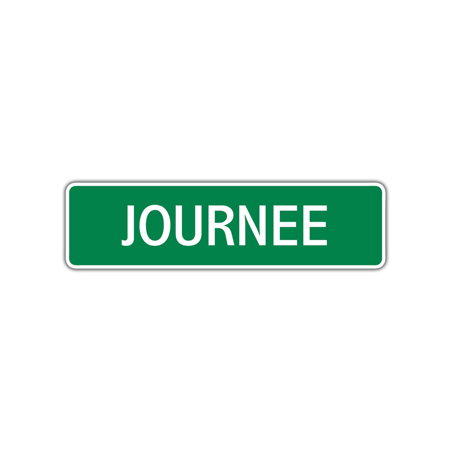 Journee Street Sign Children Name Room Plate